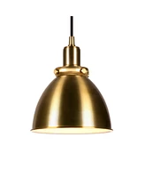 Hudson & Canal Madison 8" Metal Shade Wide Pendant