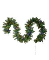 Kurt Adler 9' Prelit Led Noble Fir Garland