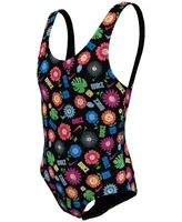 Nike Big Girls Garden Party U-Back One-Piece Swimsuit