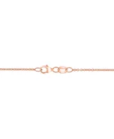 Effy Ruby (1/8 ct. t.w.) Heart 16" Pendant Necklace in 14k Rose Gold