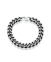 Stainless Steel 10.5mm Cuban Chain Bracelet