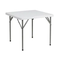 Emma+Oliver -Foot Square Plastic Folding Table