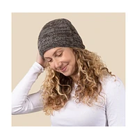 Feelgoodz Women s Artisan Hand-Knit Rosa Speckled Wool Beanie Hat