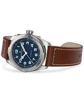 Hamilton Women's Swiss Automatic Khaki Field Expedition Leather Strap Watch 37mm