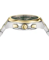 Versace Women's Swiss Chronograph Medusa Two-Tone Stainless Steel Bracelet Watch 40mm