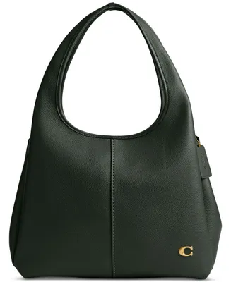 Coach Lana Polished Pebble Leather Shoulder Bag