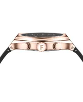 Salvatore Ferragamo Men's Swiss Chronograph Tonneau Silicone Strap Watch 42mm