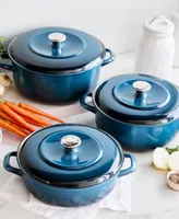 Merten & Storck Enameled Iron 7-Quart 1873 Dutch Oven