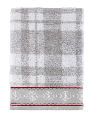 Skl Home Whistler Plaid Cotton Bath Towel, 24" x 48"