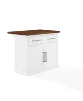 Crosley Furniture Bartlett 42" Wood Top Kitchen Island