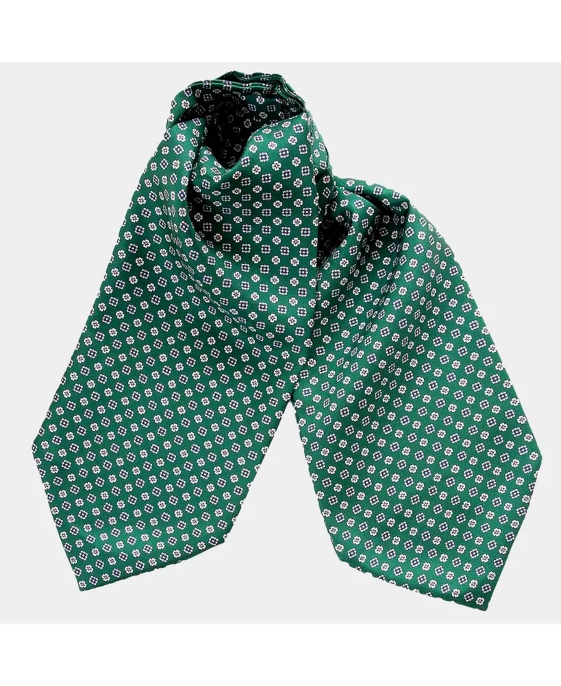 Elizabetta Men's Spoleto - Silk Ascot Cravat Tie for Men