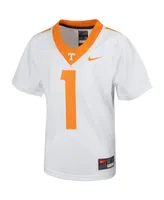 Big Boys Nike #1 White Tennessee Volunteers Untouchable Football Jersey