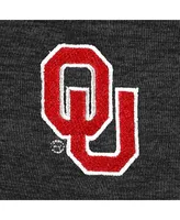 Women's Champion Heathered Black Oklahoma Sooners Core Raglan Quarter-Zip Jacket