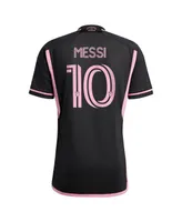 Men's adidas Lionel Messi Black Inter Miami Cf 2023 La Noche Authentic Jersey