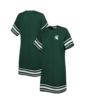 Women's Touch Green Michigan State Spartans Cascade T-shirt Dress