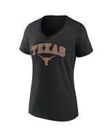 Women's Fanatics Texas Longhorns Evergreen Campus V-Neck T-shirt