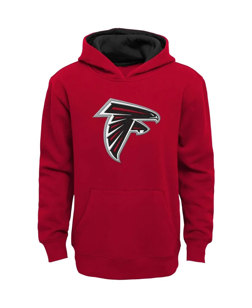 Big Boys Red Atlanta Falcons Prime Pullover Hoodie