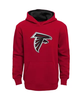 Big Boys Red Atlanta Falcons Prime Pullover Hoodie