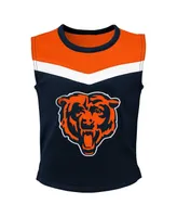 Big Girls Navy Chicago Bears Spirit Two-Piece Cheerleader Set