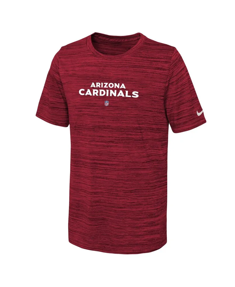 Big Boys Nike Cardinal Arizona Cardinals Sideline Velocity Performance T-shirt