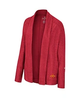 Women's Colosseum Cardinal Iowa State Cyclones Morningside Cardigan Sweater