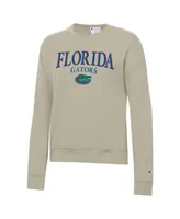 Women's Champion Tan Florida Gators Powerblend Pullover Sweatshirt