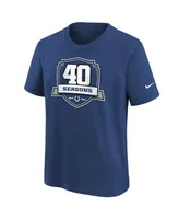 Big Boys Nike Blue Indianapolis Colts 40th Anniversary T-shirt