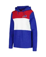 Women's Antigua Royal Buffalo Bills Wicket Pullover Hoodie