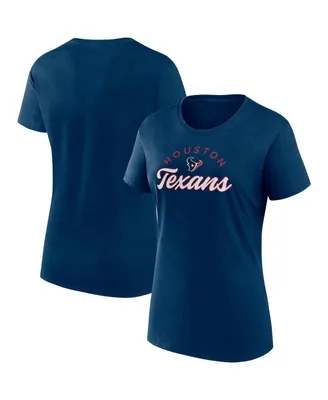 Women's Fanatics Navy Houston Texans Primary Component T-shirt