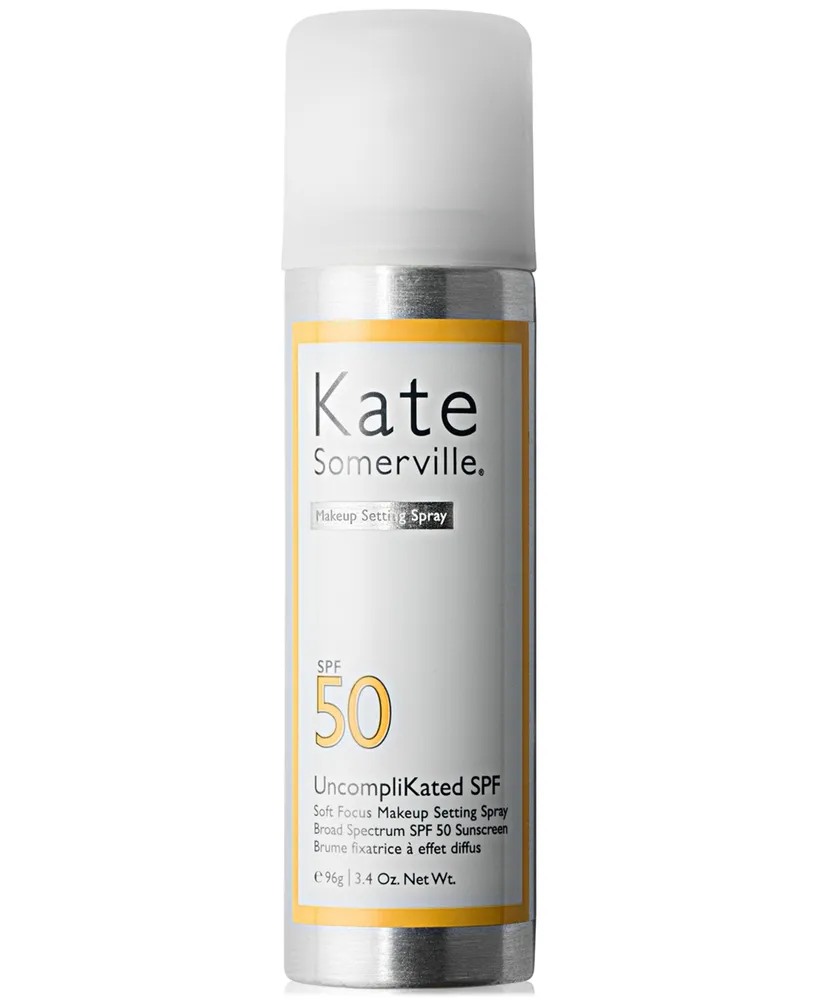 Kate Somerville UncompliKated Soft Focus Makeup Setting Spray Spf 50, 3.4 oz.