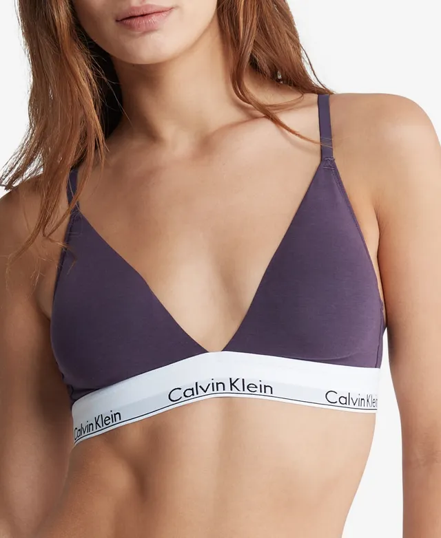Calvin Klein Women's Modern Lightly Lined Bralette QF7059 - Macy's