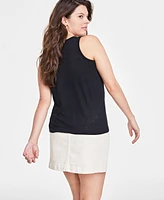 On 34th Women's Crewneck Sleeveless Tank Top, Created for Macy's