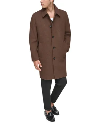 Marc New York Men's Rennel Houndstooth Single-Breasted Topcoat