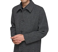 Marc New York Men's Rennel Houndstooth Single-Breasted Topcoat