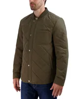 Cole Haan Men's Diamond Quilted Rain Jacket