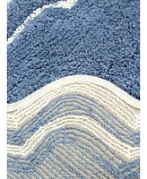 Home Weavers Allure Bathroom U-Shape Contour Toilet Rug, 20" x