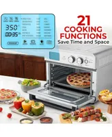 Zulay Kitchen Air Fryer Toaster Oven with 21 Functions
