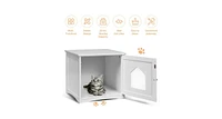 Slickblue Sidetable Nightstand Weatherproof Multi-function Cat House