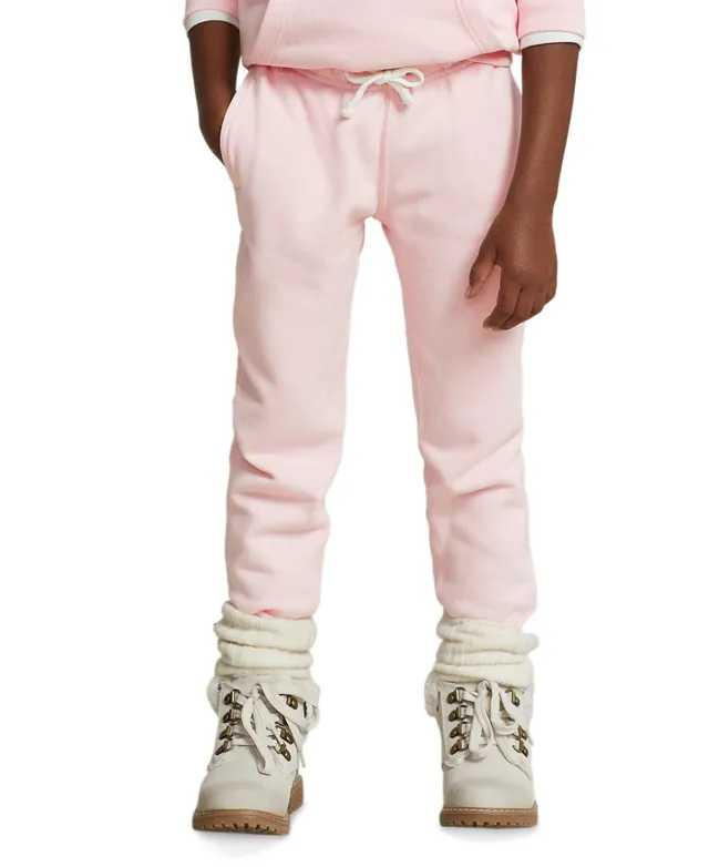 Polo Ralph Lauren Baby Girls Fleece Sweatshirt and Jogger Pants Set