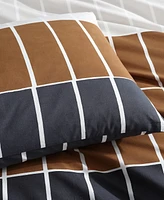 Marimekko Tiiliskivi Raita Cotton 3 Piece Duvet Cover Set