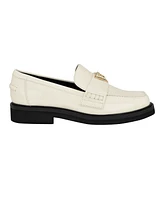 Guess Women's Shatha Logo Hardware Slip-on Almond Toe Loafers