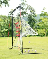 Net Playz Baseball Net, Kids Practice Net, Hitting Pitching Training Aids, Portable, 5' x 5'