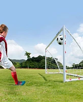 Net Playz Backyard Soccer Goal, Soccer Net, High-Strength, Fast Set-Up Weather-Resistant, 8' x 4'