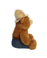 Aurora Medium Smokey Bear Smokey Bear Iconic Plush Toy Brown 10"