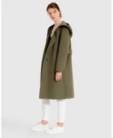 Belle & Bloom Women's Walk This Way Wool Blend Oversized Coat