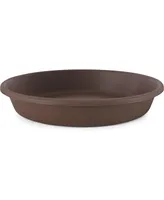 Akro Mils Deep Saucer for Classic Pot Plastic, Chocolate, 21 Inches