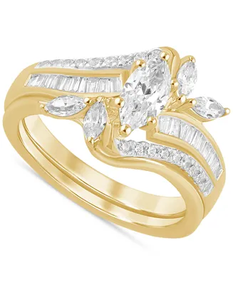 Diamond Marquise Swirl Bridal Set (1 ct. t.w.) in 14k Gold