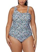 Raisins Curve Trendy Plus Size Marita Floral One-Piece Swimsuit