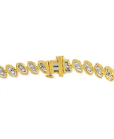 Diamond Two-Stone Link Bracelet (2 ct. t.w.) in 10k Gold