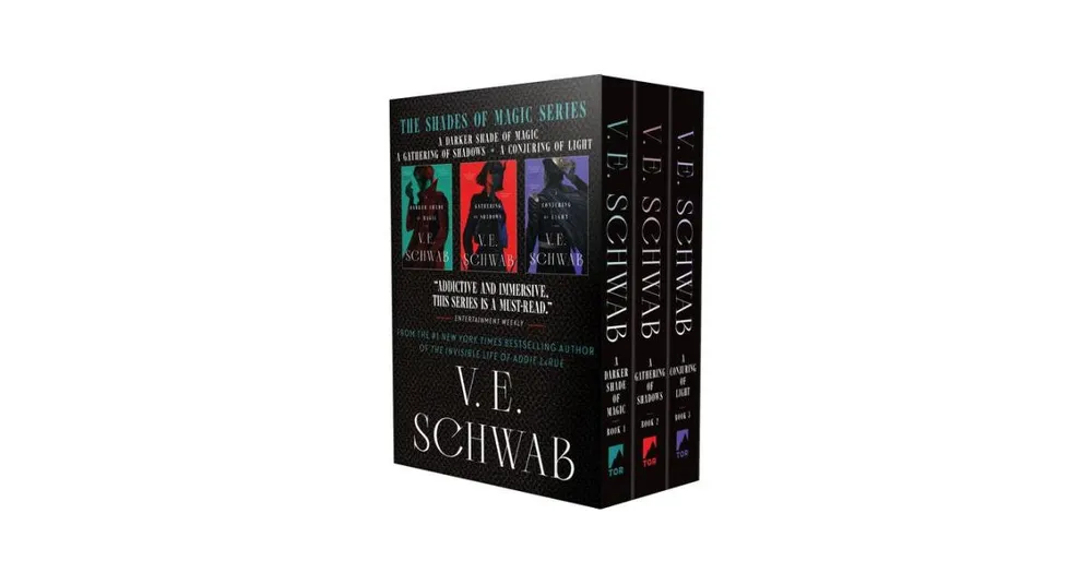 Shades of Magic Trilogy Boxed Set- A Darker Shade of Magic, A Gathering of Shadows, A Conjuring of Light by V. E. Schwab